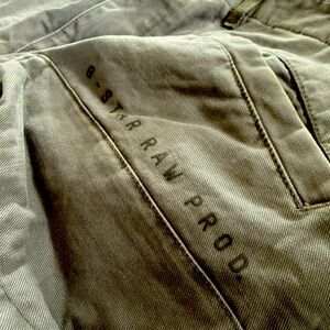 Light gray denim cargo pants that will set you apart from the crowd.